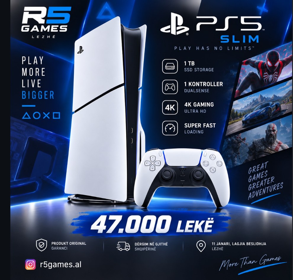 PS5 Slim ofertë R5 Games