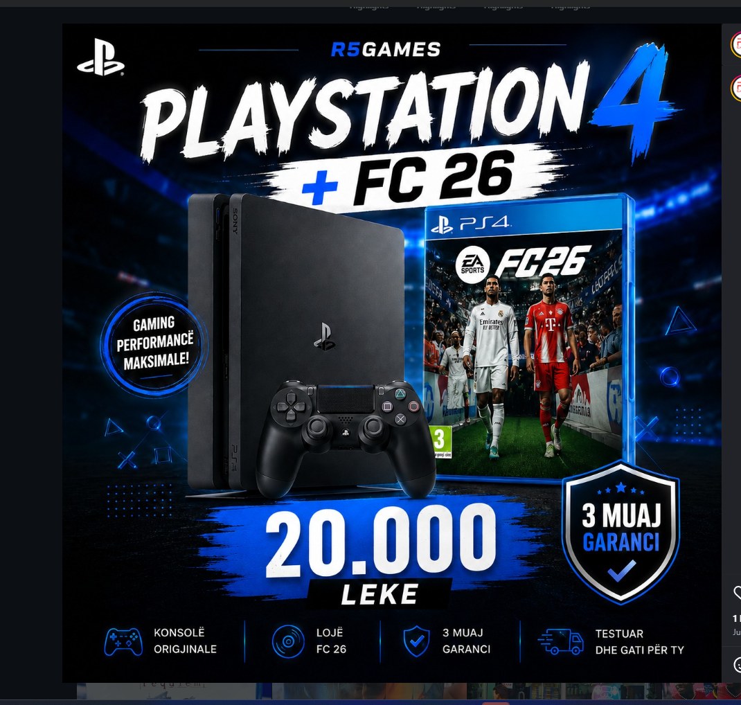 PlayStation 4 + FC 26